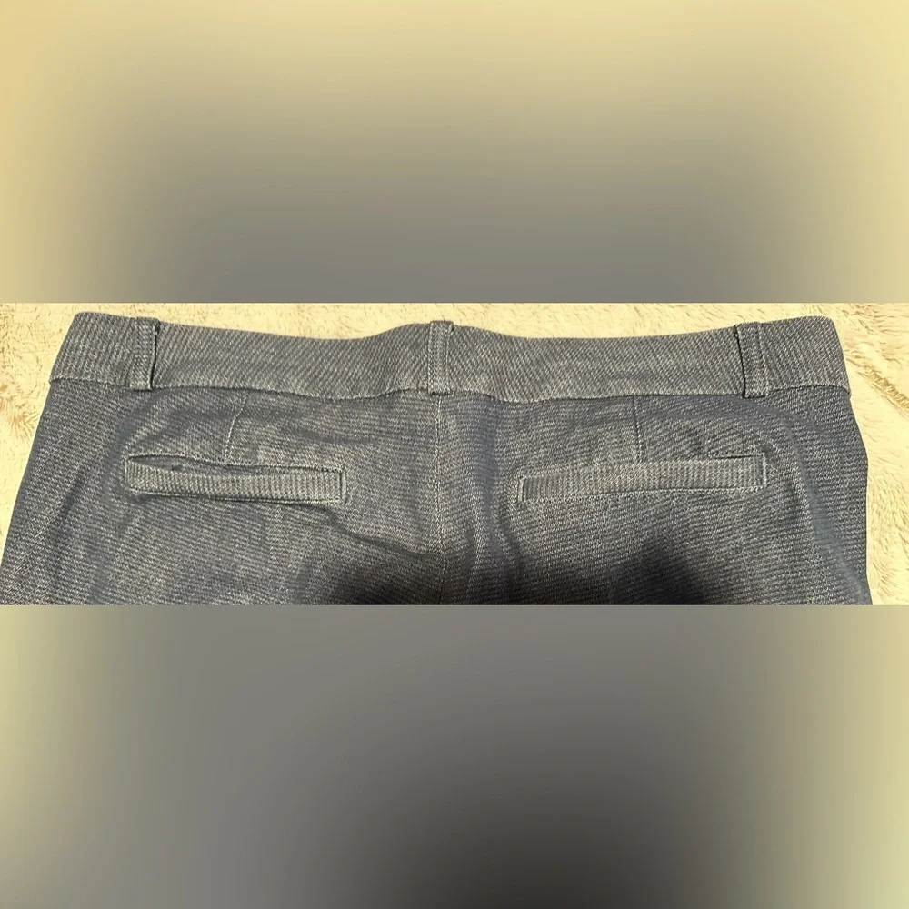 Banana Republic Sloan Pants Blue Chambray Slim Ankle - Picture 13 of 15